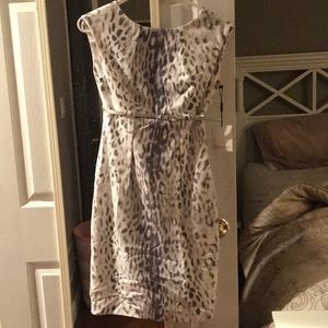 Calvin Klein Leopard Print Dress